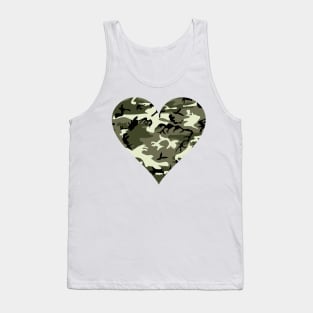 Camouflage Regular Love Heart Colorful pattern 2020 Tank Top